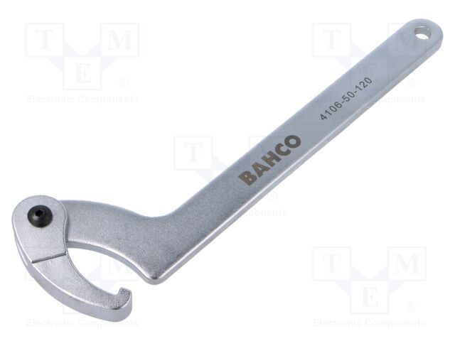 Wrench; hook,with joint; L: 295mm; Spanner: 50÷120mm