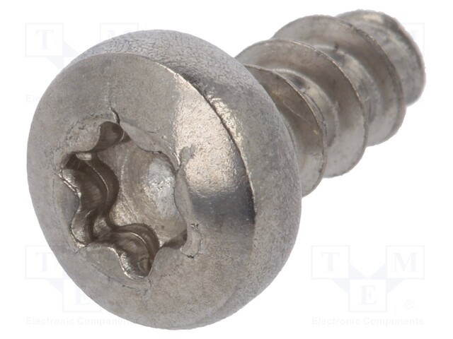 Screw; 3,5x8; Head: cheese head; Torx®; A2 stainless steel