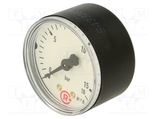 Manometer; 0÷16bar; 50mm; non-aggressive liquids,inert gases