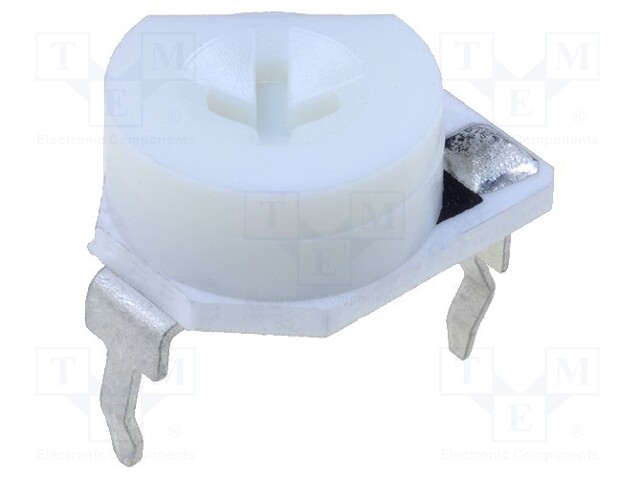 Potentiometer: mounting; single turn,horizontal; 100Ω; 200mW