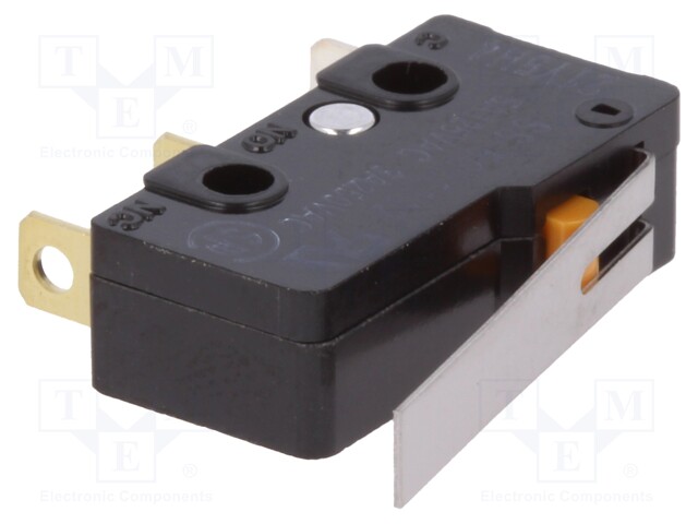 Microswitch SNAP ACTION; with lever; SPST-NC; 5A/250VAC; Pos: 2