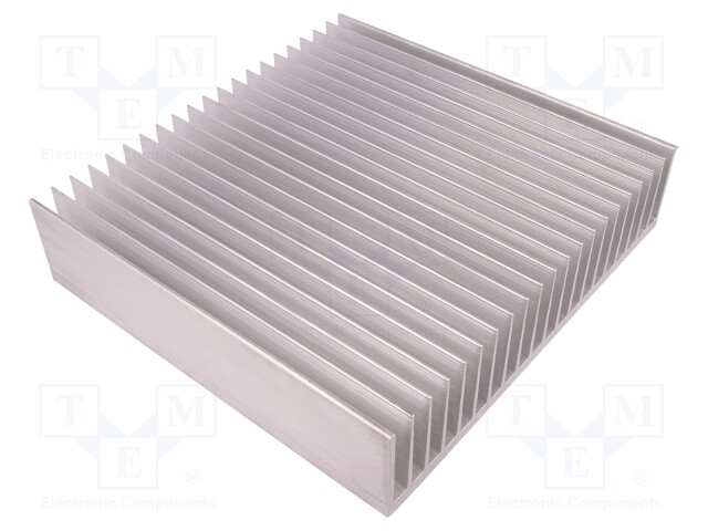 Heatsink: extruded; grilled; L: 250mm; W: 262mm; H: 60mm; aluminium