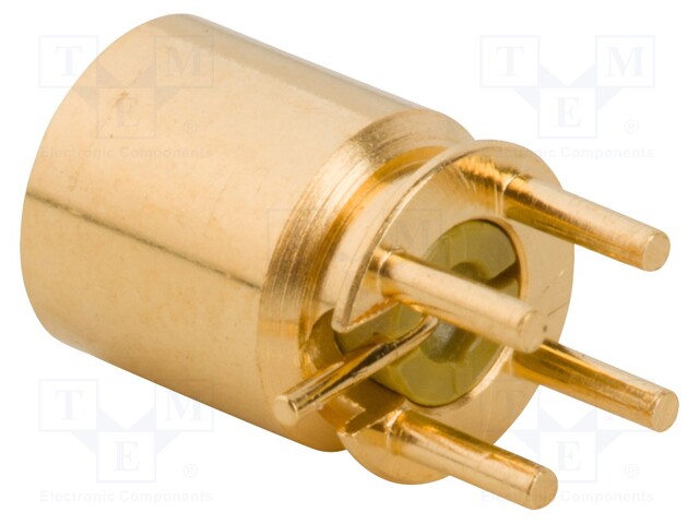 Connector: SMP; socket; 50Ω; SMT; male; 18GHz