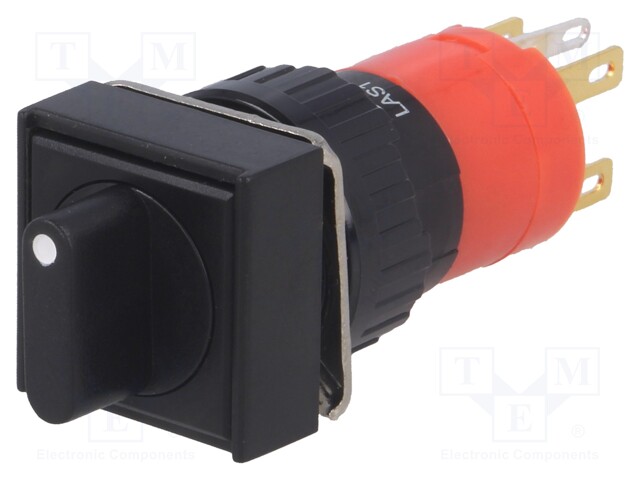 Switch: rotary; Pos: 2; SPST-NO + SPST-NC; 3A/220VAC; 2A/24VDC