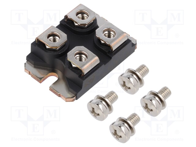 Module: diode; double independent; 100V; If: 2x120A; ISOTOP; screw