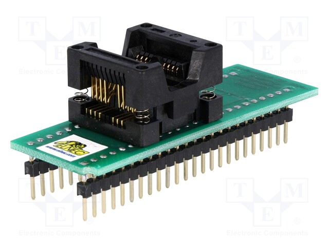 Adapter: DIL8-SOIC8; 5÷40°C; 1.27mm