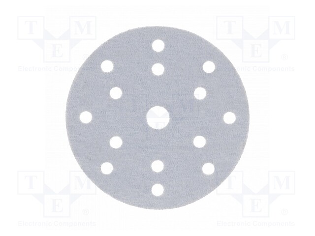 Sanding plate; Granularity: 80; Mounting: bur; with holes; Ø150mm