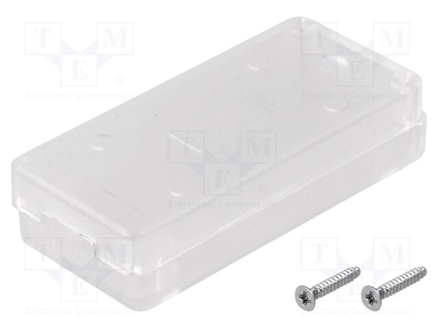 Enclosure: for USB; X: 30mm; Y: 65mm; Z: 15.5mm; ABS