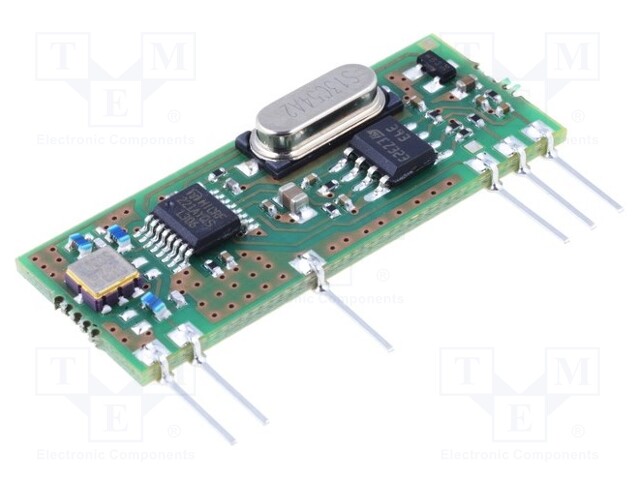 Module: RF; AM receiver; AM,ASK; 868.3MHz; -113dBm; 5VDC; 10mA