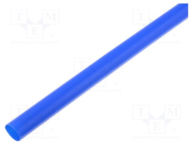 Heat shrink sleeve; 8mm; L: 1m; 4: 1; blue; Temp: -55÷125°C