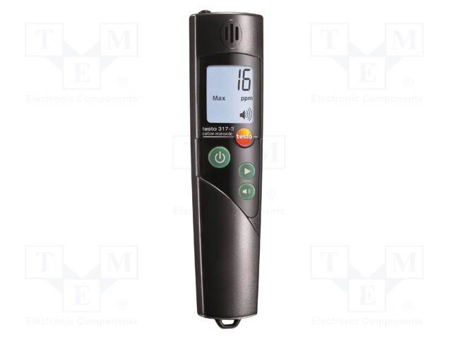 Meter: gas detector; Range: 0÷1999ppm (CO); Display: LCD