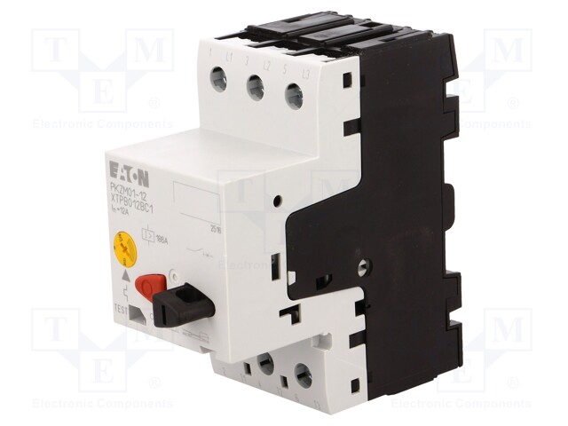 Motor breaker; 5.5kW; 220÷690VAC; DIN; Overcurrent release: 8÷12A