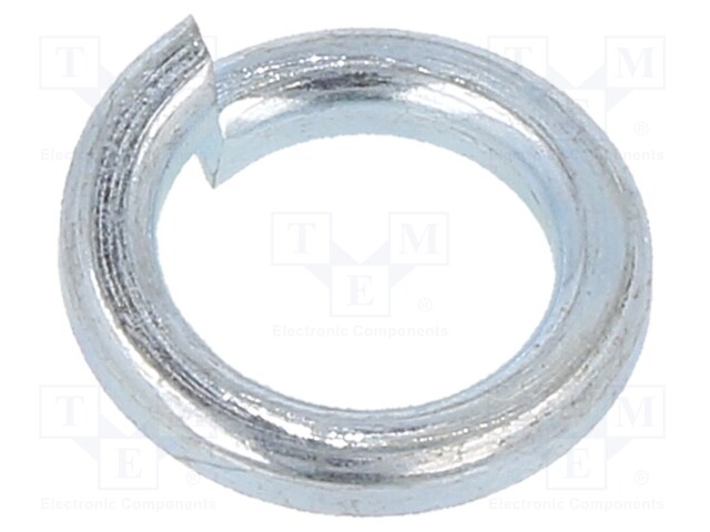 Washer; spring; M6; D=9.9mm; h=1.6mm; steel; Plating: zinc; DIN: 7980