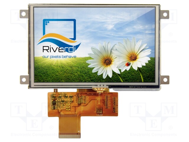 Display: TFT; 5"; 800x480; Illumin: LED; Dim: 121.5x76.6x4.8mm