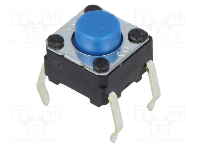 Microswitch TACT; SPST-NO; Pos: 2; 0.05A/24VDC; THT; none; 4.9N