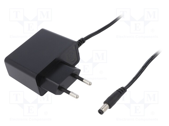 Power supply: switched-mode; 5VDC; 2A; Out: 5,5/2,1; 10W; Plug: EU