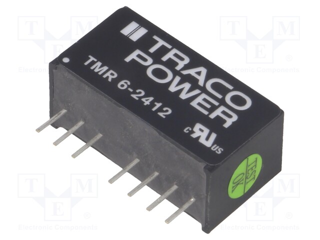 Converter: DC/DC; 6W; Uin: 18÷36V; 12VDC; Iout: 500mA; SIP8; 4.8g