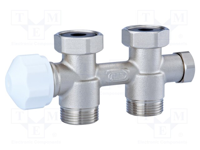 TBblock valve; straight