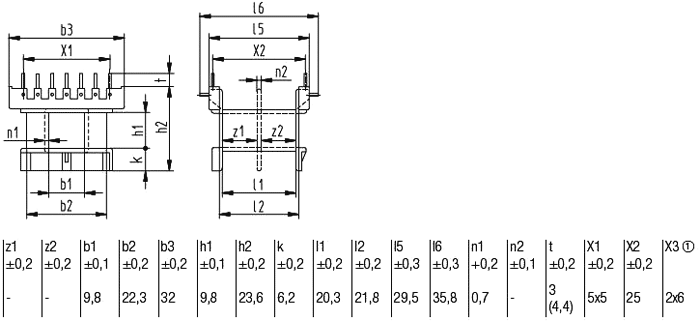 Coilformer: with pins; Application: E20/10/6-3F3,E20/6-3C90