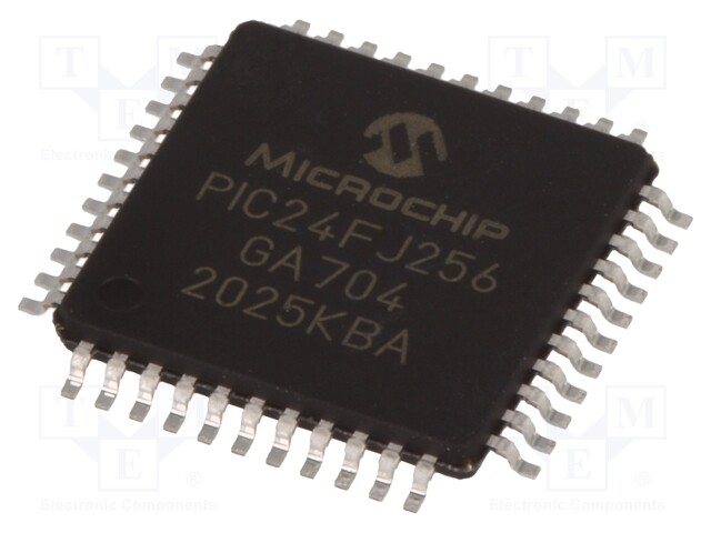 PIC microcontroller; Memory: 256kB; SRAM: 16384B; 2÷3.6VDC; SMD