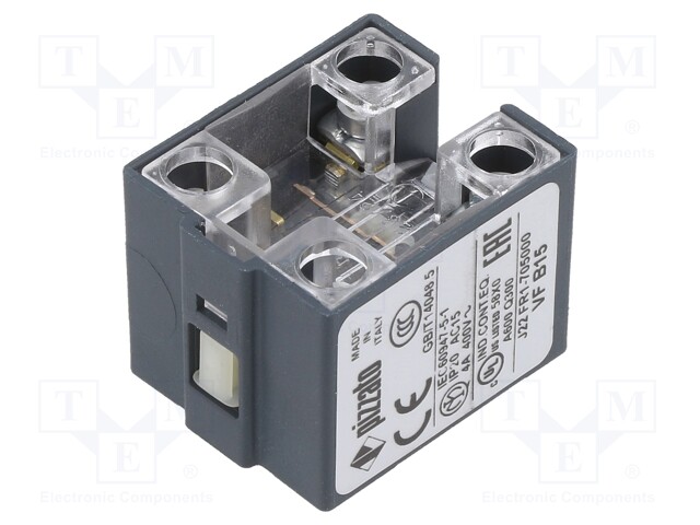 Contact block; NO x2; 10A; max.400VAC; max.250VDC; -40÷80°C