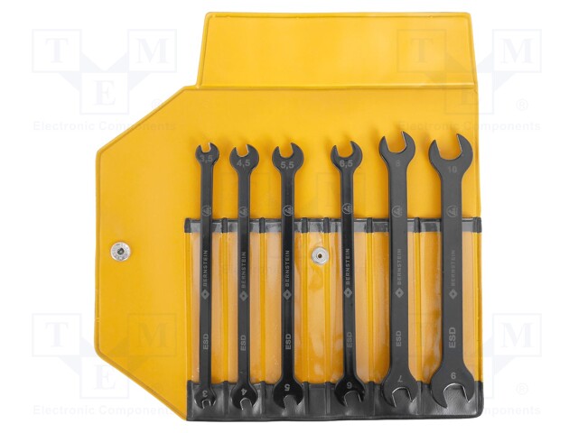 Wrenches set; spanner; Pcs: 6; ESD