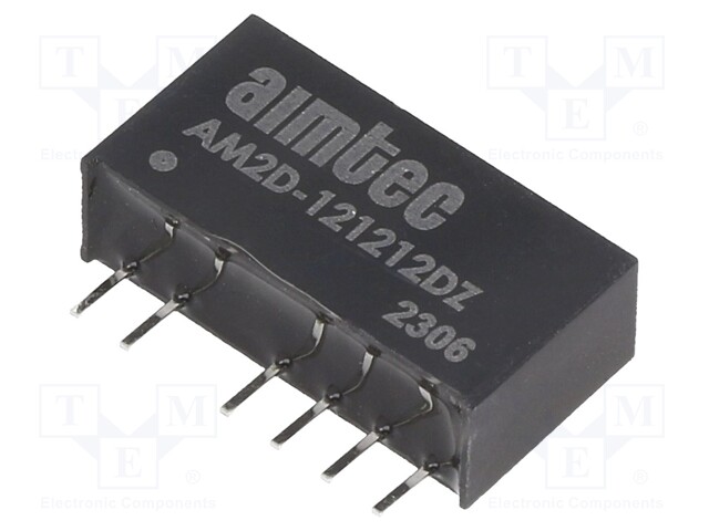 Converter: DC/DC; 2W; Uin: 10.8÷13.2V; Uout: 12VDC; Uout2: 12VDC