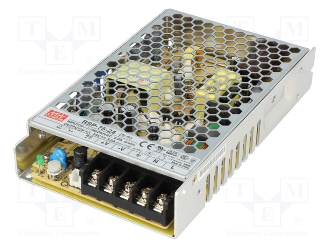 Power supply: switched-mode; modular; 76.8W; 24VDC; 159x97x30mm