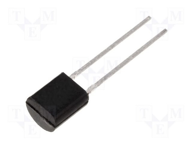 Temperature sensor; -55÷150°C; SOD70; THT; 1.96kΩ