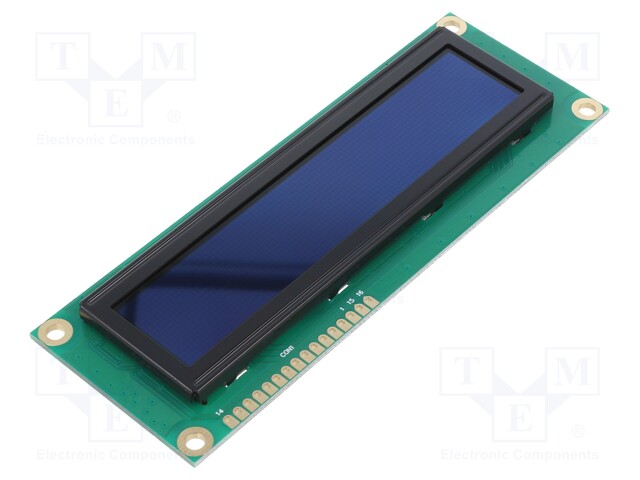 Display: OLED; graphical; 100x16; white; 5VDC