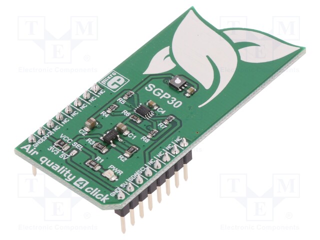 Click board; air quality sensor; I2C; PCA9306,SPG30,SPX3819M5