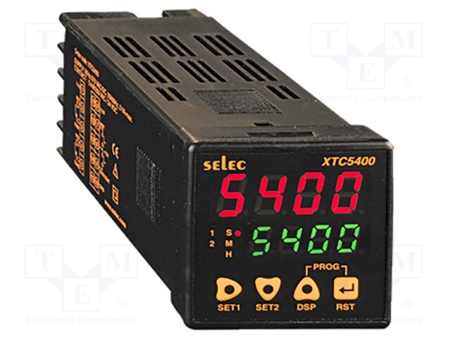 Meter: programmable; digital,mounting; on panel; 4-digit LED