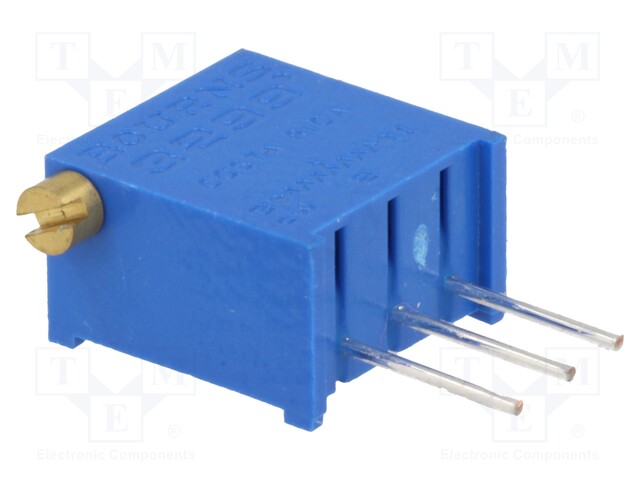 Potentiometer: mounting; multiturn; 2kΩ; 500mW; THT; ±10%; linear