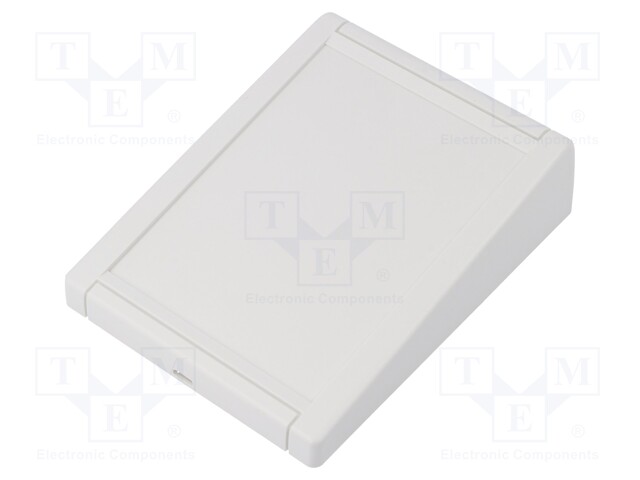 Enclosure: for alarms; X: 100mm; Y: 131mm; Z: 33.6mm; ABS; light grey