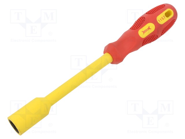 Screwdriver; insulated; hex socket; HEX 13mm; Blade length: 125mm