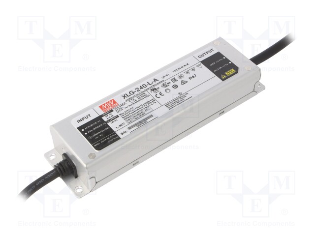 Power supply: switched-mode; LED; 239.4W; 178÷342VDC; 350÷1050mA