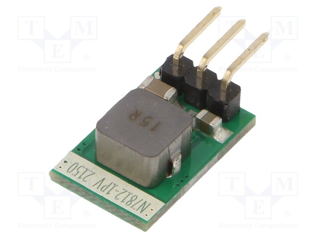 Converter: DC/DC; Uin: 16÷36V; 12/-12VDC; Iout: 0÷1000mA; 2g; 500kHz