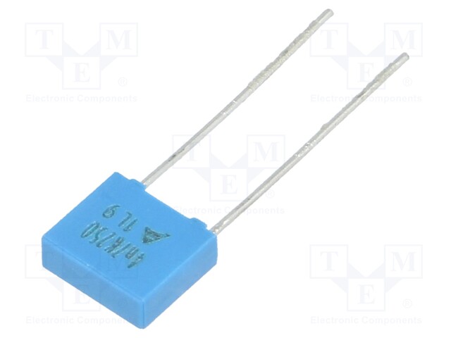 Capacitor: polyester; 4.7nF; 160VAC; 250VDC; Pitch: 5mm; ±10%