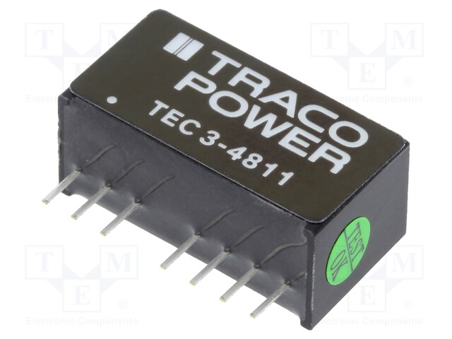 Converter: DC/DC; 3W; Uin: 36÷75V; 5VDC; Iout: 600mA; SIP8; 4.5g