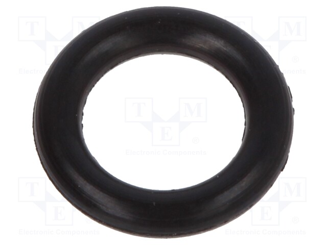 O-ring gasket; NBR; D: 1.5mm; Øint: 5mm; black; -30÷100°C