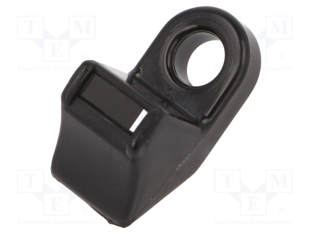 Screw mounted clamp; black