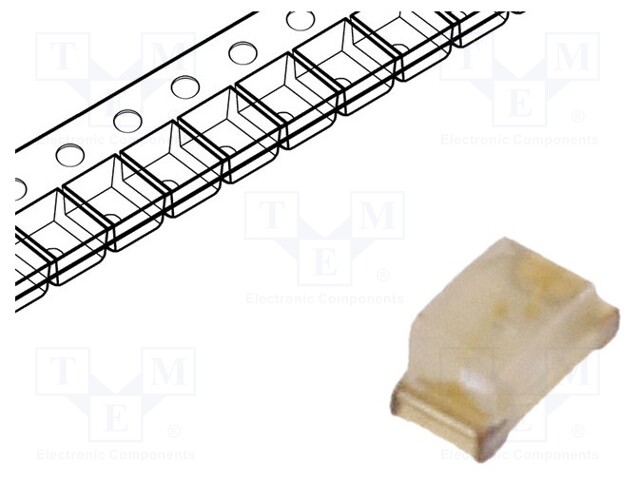 LED; SMD; 0402; green; 200÷450mcd; 1x0.5x0.5mm; 140°; 3.3÷4.1V; 20mA