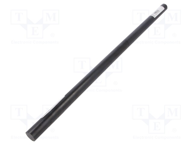 Mount.elem: rod; Ø: 20mm; L: 500mm; black; Length tolerance: 0; +1mm