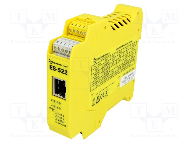 Industrial module: serial device server; Number of ports: 2