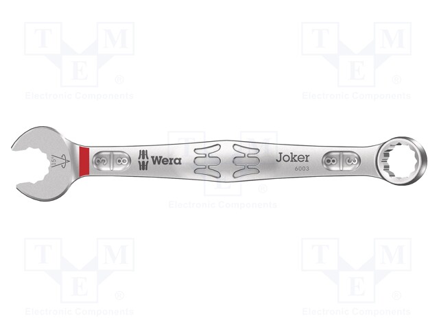 Wrench; inch,combination spanner; steel; Series: Joker 6003; 3/8"