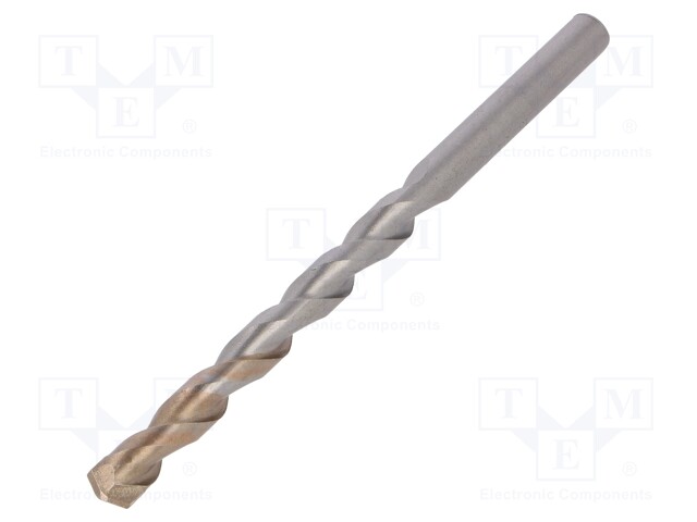 Drill bit; for concrete; Ø: 8mm; L: 120mm; metal; cemented carbide