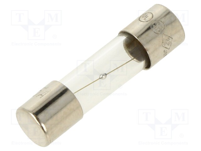 Fuse: fuse; 1.25A; 250VAC; glass; 20x5.2mm; brass; bulk