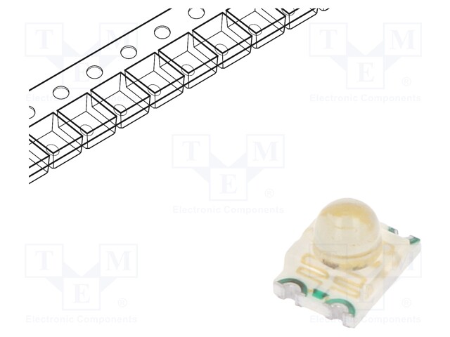 LED; SMD; 1210; red/green; 3.2x2.4x2.4mm; 20°; 1.95÷2.5/2.1÷2.5V