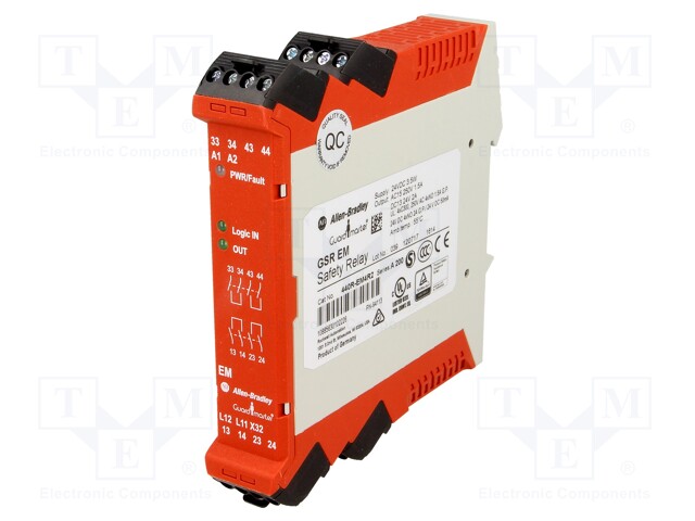 Module: extension; Series: GSR; 24VDC; 24VAC; IN: 1; OUT: 4; -5÷55°C