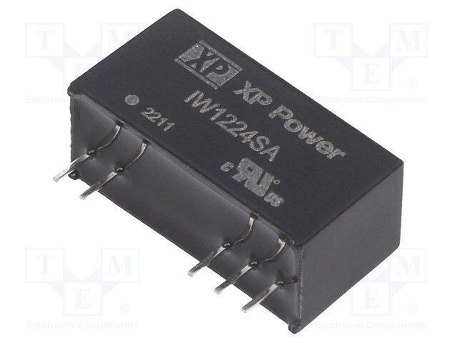 Converter: DC/DC; 1W; Uin: 9÷18V; 24VDC; Iout: 42mA; SIP; 4g; 650kHz